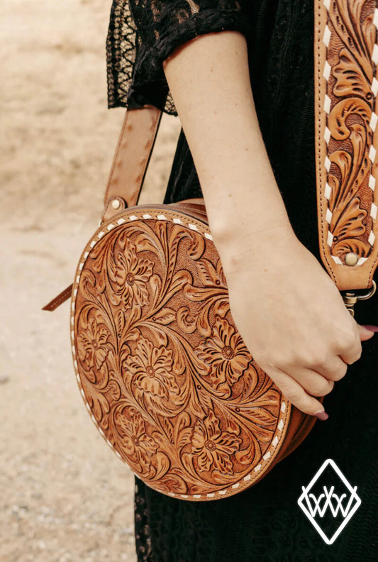 STOCKYARD TOOLED CANTEEN BAG